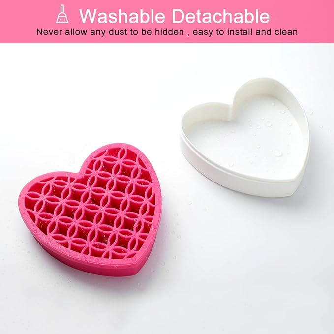 Silicone Makeup Brush Holder, Cosmetic Organizer, Pen Holder for Desk, Pencil Case, Sewing Tool, Beauty Tool, Brushes, Scissors, Toothbrush Holders (Pink)