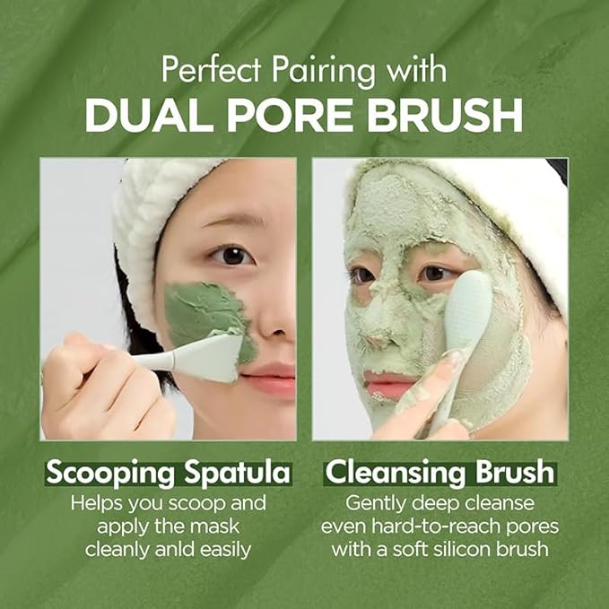 Holy Basil Bubble Deep Mask – Holy Basil & Carbonated Water for Cleansing Pores & Blackheads, Korean Clay to Bubble Wash-Off Pack (90g / 3.17 oz) (1)