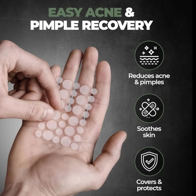 Pimple Patches- Hydrocolloid Acne Patches for Zits, & Blemishes- Clear Zit Stickers, Skin-Clearing Spot Treatment for Face- Fast Acting Acne Treatment for Day or Night- 108 Ct.