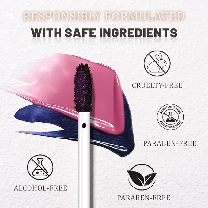 JUAAZIN Peel Off Lip Stain Tattoo with Tweezer - Toffee Rose Matte Lip Tint, Long Lasting Waterproof Transfer-Proof Lip Stain, Cruelty-Free Lip Masque for All Skin Types, Valentine's Day Gift 02#