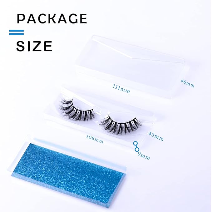 Lashes Bulk 30 Pair Wholesale Short Natural Lash Fluffy Mink Eyelashes 15mm Faux Mink False Lash 16mm Cat Eye Fake Eyelash Soft 14mm Wispy Strip Eye Lashes with Individual Portable Lash Pack