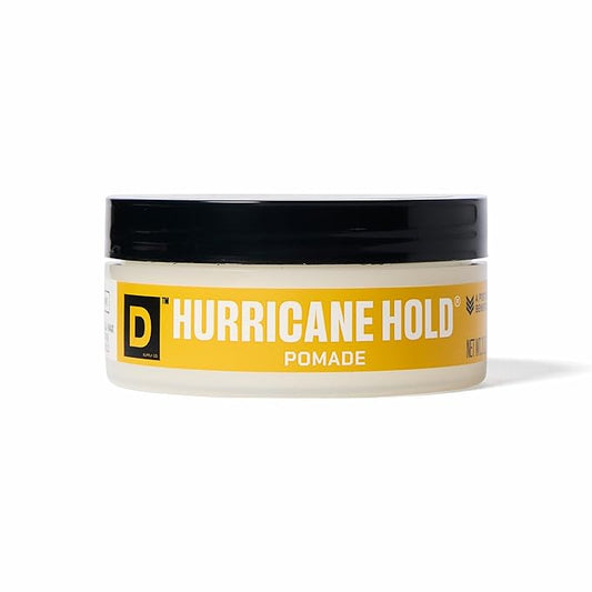 Duke Cannon Supply Co. Hurricane Hold Pomade. Maximum Hold, No Shine, Water-Based for Easy Washout – 2 oz