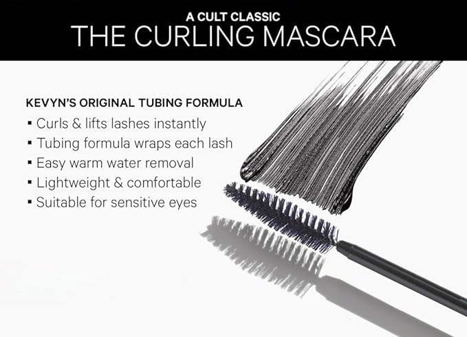 Kevyn Aucoin The Curling Mascara, Black: Classic volume brush. Tubing tech. All day wear. Clump & flake free. Pro makeup artist go to for volume, thick and separate lashes. Easy removal with water. Black 0.18 Ounce (Pack of 1)