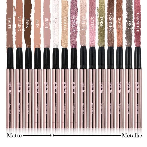 Girlactik Shadow Stick – Long-Wearing Cream Eyeshadow Stick, Blendable & Smudge-Resistant Eye Makeup – Vegan, Cruelty-Free, Easy One-Swipe Application (Royalty)