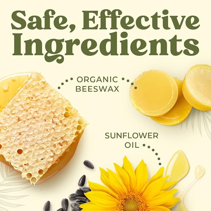 Earth's Daughter USDA Organic Lip Balm 4-Pack Eucalyptus Mint Flavor - Beeswax, Coconut Oil, Vitamin E - Best Lip Repair Chapstick for Dry Cracked Lips.