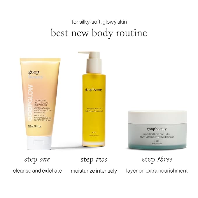 goop Beauty Body Oil | Moisturizer for Dry Skin | Kakadu Plum & Sea Buckthorn Oils | Instant Hydration to Firm & Smooth | 4 fl oz