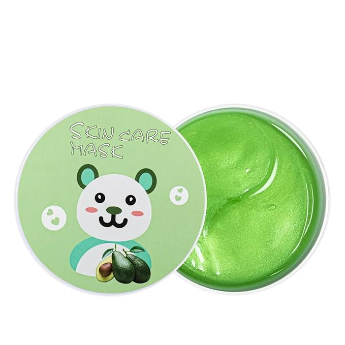 Hydrogel Eye Patches with Collagen & Caffeine – Under Eye Mask for Dark Circles, Puffiness & Wrinkles – 60 Patches