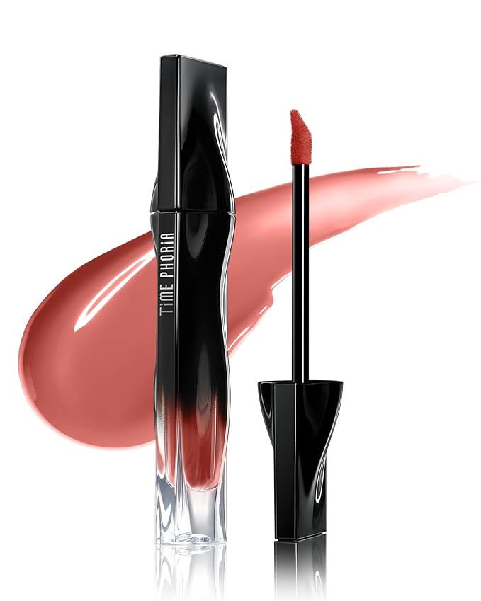 Stellar Dust Lip Stain 01 Calyptra, Waterproof Transfer-Proof Lip Gloss, Nude Brown Tinted Glossy Finish, High-Pigment Vibrant Color, Hydrating Lightweight Long-Lasting Lip Makeup for Women