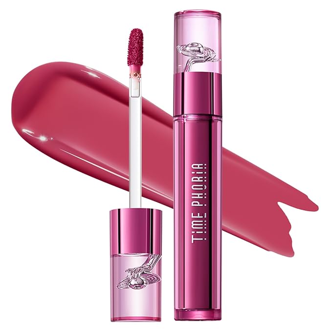Altera Blurring Lip Tint 005 Crush, True Pink Glossy to Soft Matte Finish, Blur Lip Lines, Weightless No-Sticky Airy Velvet Texture, Vibrant Hydrating Long-Lasting Lip Stain