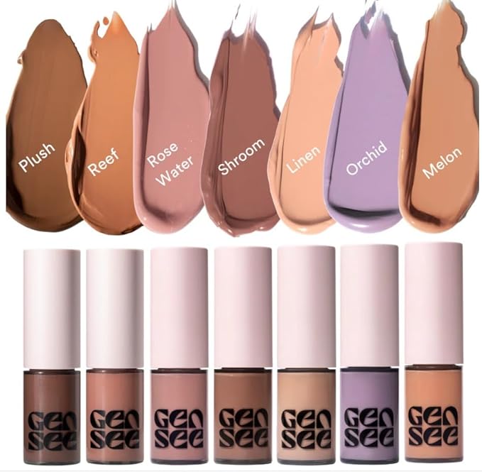 Gen See Mixed Media Matte Liquid Eyeshadow - ROSE WATER, 1 Count (Pack of 1)