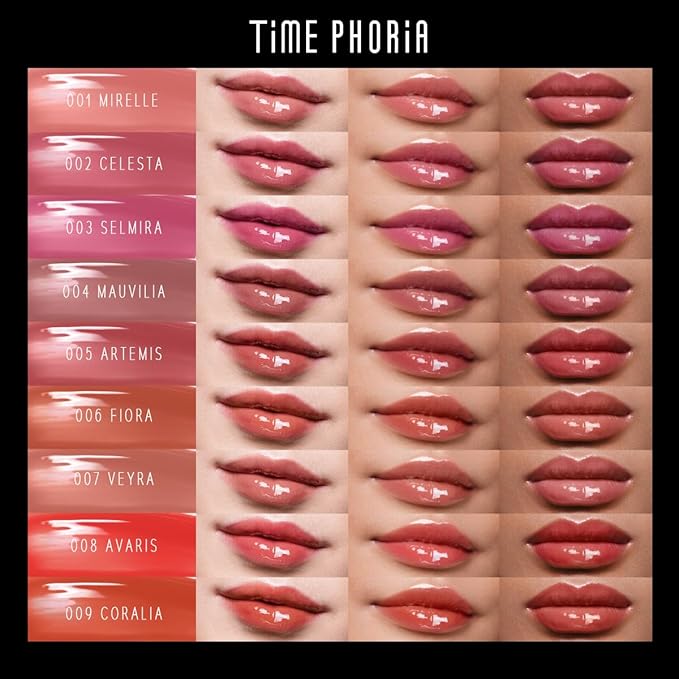 LUNARA FROST 3D LIP GLOSS - Plumping High-Shine Gloss with Hyaluronic Acid | Non-Sticky Glassy Finish | Cooling Sensation | 24H Hydration | Instant Volume Effect (08 AVARIS)