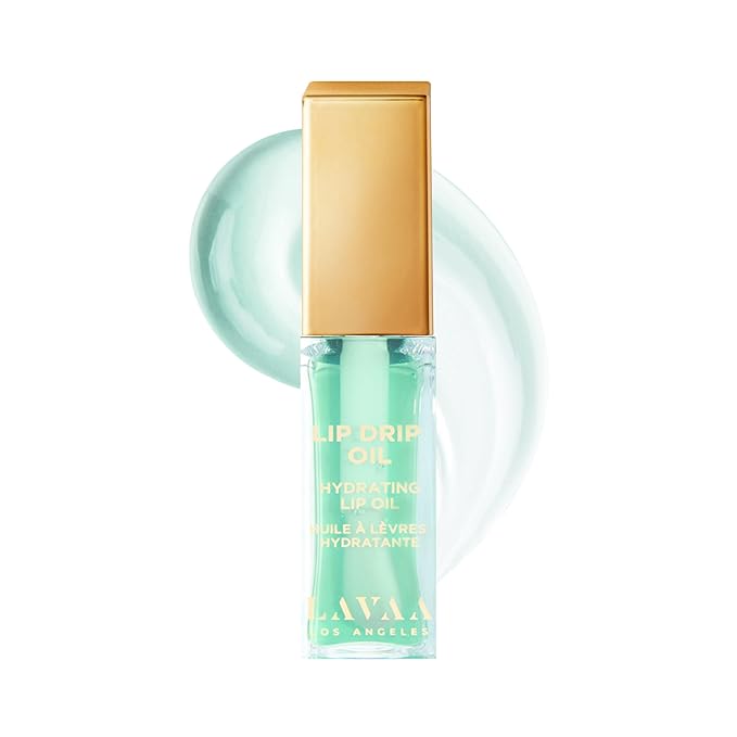 Lavaa Beauty LIP DRIP OIL pH Color-Changing Lip Tint | Glossy Non-Sticky Lip Oil | Hydrating & Nourishing Jojoba Oil, Vitamin E, and Hyaluronic Acid (Magic Apple)
