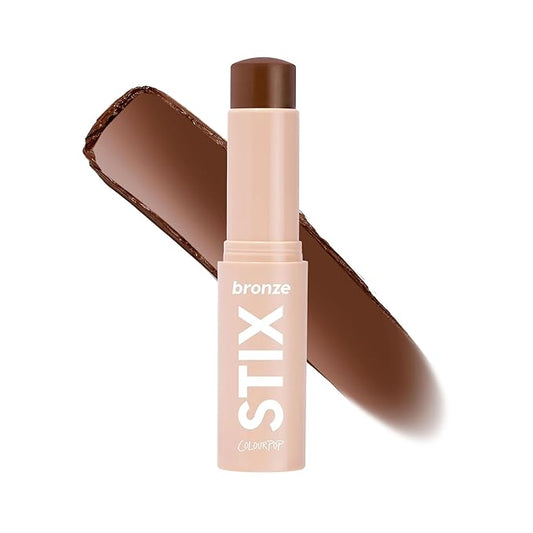 ColourPop Cream Bronzer Stick - Blendable Cream Contour & Glowy Summer Makeup with a Natural, Matte Finish - Buildable Formula for Shimmer-Free, Sun-Kissed Warmth - Manhattan Beach (0.28 oz)