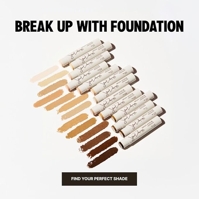Jillian Dempsey Spot Stick Concealer | Easy Blending Matte Concealer for Blemishes & Uneven Skin Tones | Shade No. 01 Alabaster with Cool Pink Undertones