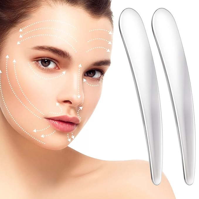 Pndeyo 3pcs Mini Metal Makeup Spatula, Reusable Cosmetic Cream Spatulas Spoon, Skincare Scoop Applicator Facial Massage Beauty Tools for Mixing and Sampling Face Eye Cream- Silver