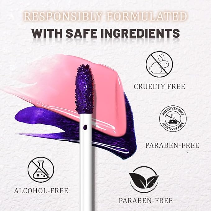 JUAAZIN 3Pcs Peel Off Lip Stain Tattoo with Tweezer - Matte Peel Off Lip Tint, Long Lasting Waterproof Transfer-Proof Lip Stain,Cruelty-Free Lip Masque for All Skin Types,Valentine's Day Gift 05+07+08