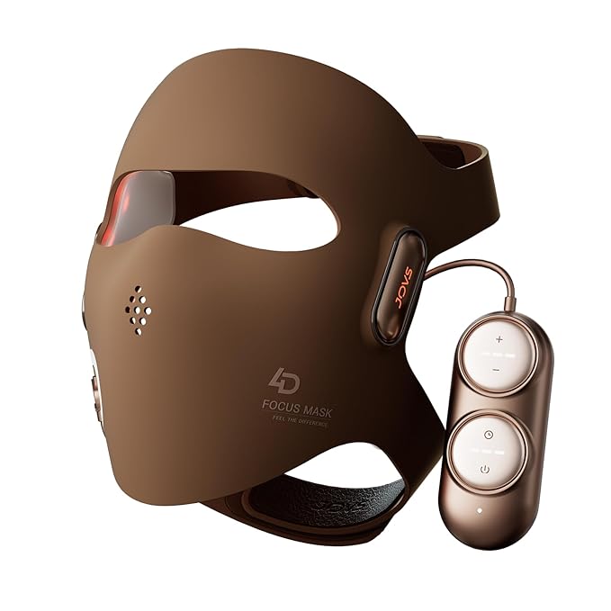 JOVS 4D Laser Light Therapy Mask - Red Light Therapy for Face, Led Face Mask Light Therapy, 6x Powerful More Than LED, FPT Technology, 4 Wavelengths, Anti-Aging