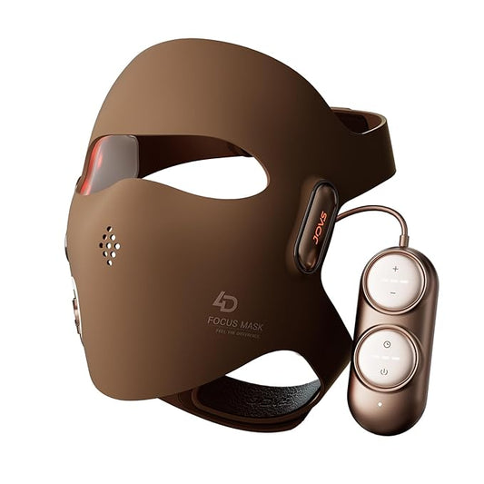 JOVS 4D Laser Light Therapy Mask - Red Light Therapy for Face, Led Face Mask Light Therapy, 6x Powerful More Than LED, FPT Technology, 4 Wavelengths, Anti-Aging