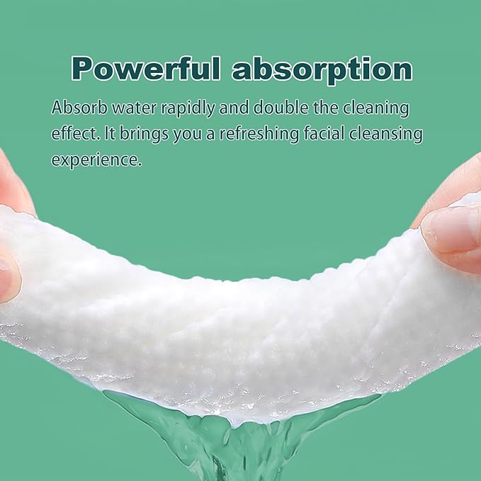 Hanging Disposable Face Towels, 4 Packs (640 Count) - Wall Mount Design for Easy Dispensing, Extra Soft & Absorbent Dry Wipes for Face, 8x8 Inch Facial Cleansing Cloths for Makeup Removal
