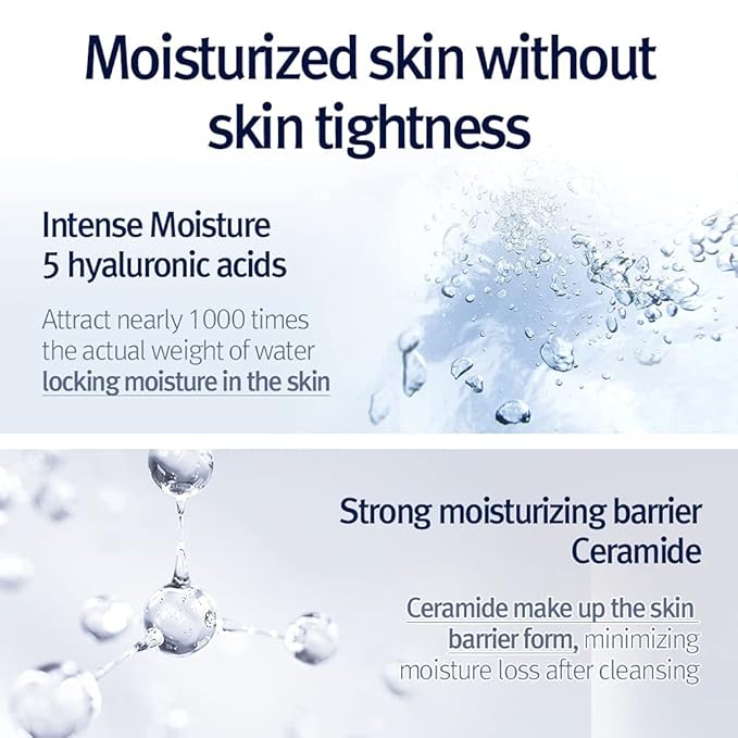Pyunkang Yul PKY Low pH Cleansing Water Makeup Remover Face Cleanser with Witch Hazel and AHA - Cica, Tea Tree Extract Natural Ingredients Ceramide Micellar Water 9.8 Fl Oz