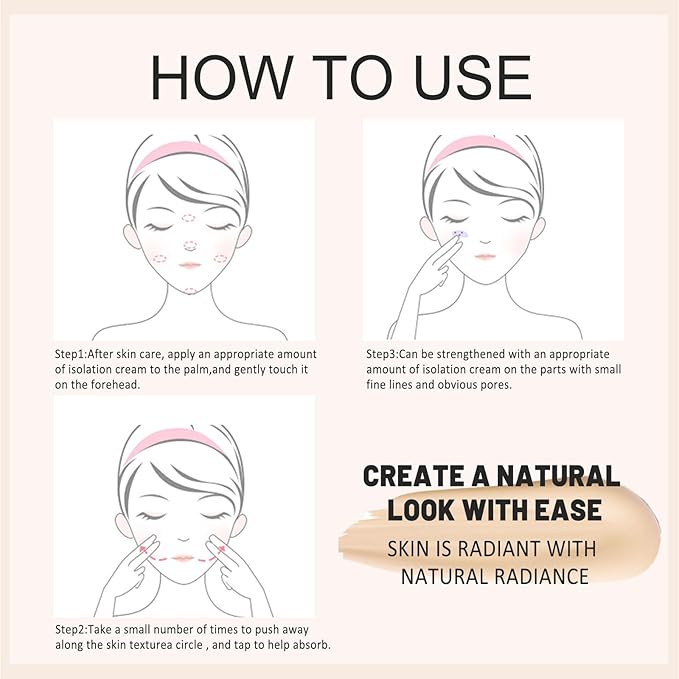 CC Cream Skin Tone Adjusting for Mature Skin,Moisturizes the skin and brightens the complexion Spf 50 (nature 1PCS)