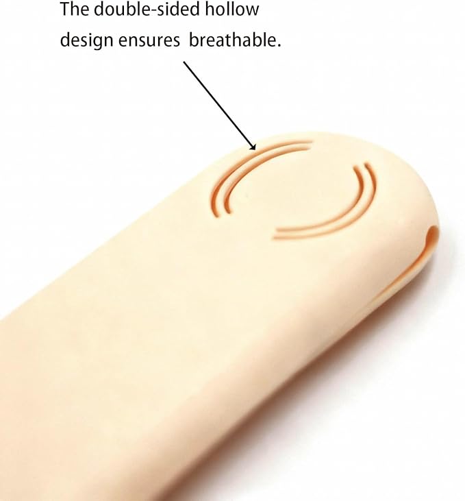 TacoMynxify Magnetic Silicone Makeup Brush Holder – Portable Cosmetic Brush Organizer Case, Travel Makeup Tool Storage for Purse, Bag & Beauty Essentials (Apricot)