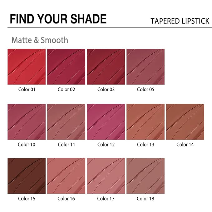 evpct Dark Red Gradient Matte Lipstick Lip Liner Crayon Combo Pencil Set for Women Long Lasting Waterproof, Oxblood Red Matte Cream Lip Liner and Lipstick Combo Makeup, Flawless Gradual Ombre Effect