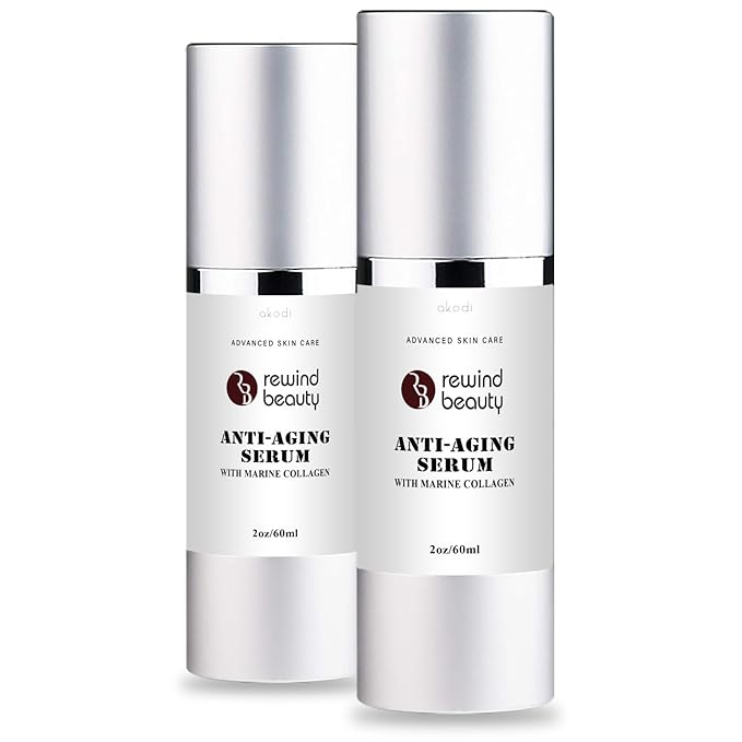 Rewind Beauty - Rewind Beauty Anti-aging Serum - Nuu Derma Ageless Moisturizing Cream - 2 pack/4 oz