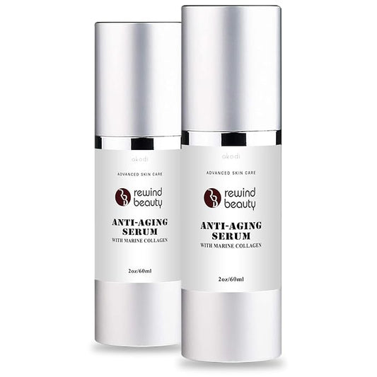 Rewind Beauty - Rewind Beauty Anti-aging Serum - Nuu Derma Ageless Moisturizing Cream - 2 pack/4 oz