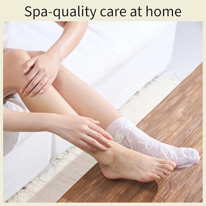 Codi New York Relaxing Aroma Foot Mask, Home Spa Pedicure Socks, 6 Pairs, For Dry Cracked Feet, Hydrating Foot Treatment, Made in Korea, Lavender + Peppermint