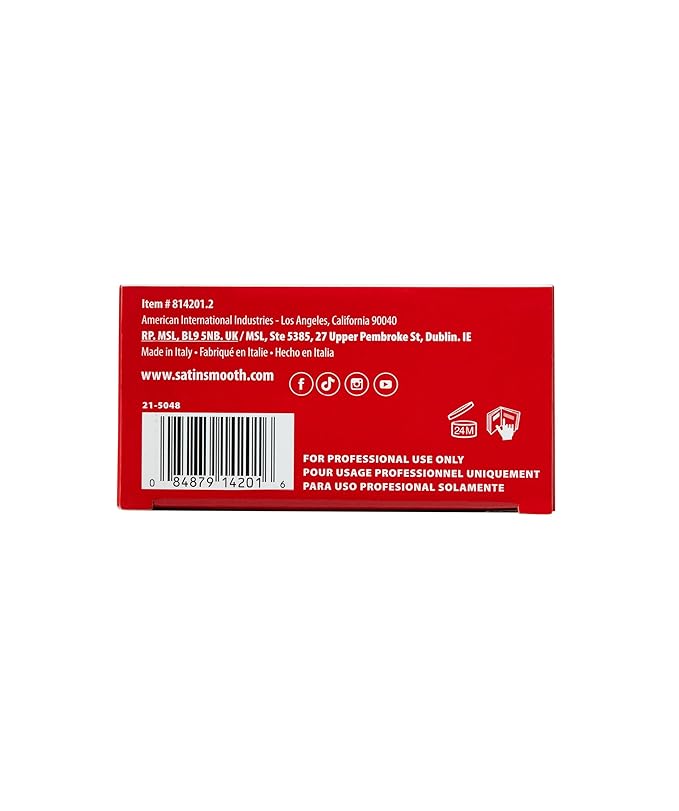Satin Smooth Hard Wax Beads – Wild Cherry, Pebble Wax for Hair Removal on Sensitive Skin, Fine to Medium Hair, 35 oz