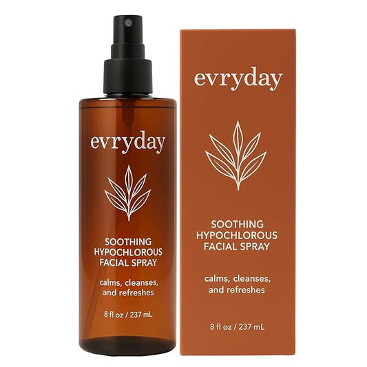 evryday™ Hypochlorous Acid Facial Mist 8oz | Gentle Facial Hydration Spray for Sensitive, Irritated and Acne-Prone Complexions | pH-Balanced Daily Toner & Piercing Care Support