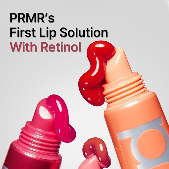 PRIMERA Retinol Serum Bare + Sky Coral | Tinted Hydrating Oil & Stain with Collagen for Moisturizing Care, Korean Tint, 0.24 oz / 7g, Gift Sets