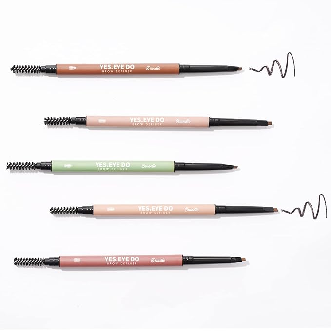 Blonde Eyebrow Pencil, Ultra Fine Blonde Eyebrow Pen for Women, Long Lasting Brow Pencil for Perfectly Filling Shaping Sculpting Sparse Brows, Smudgeproof, Sweatproof, YES.EYE DO