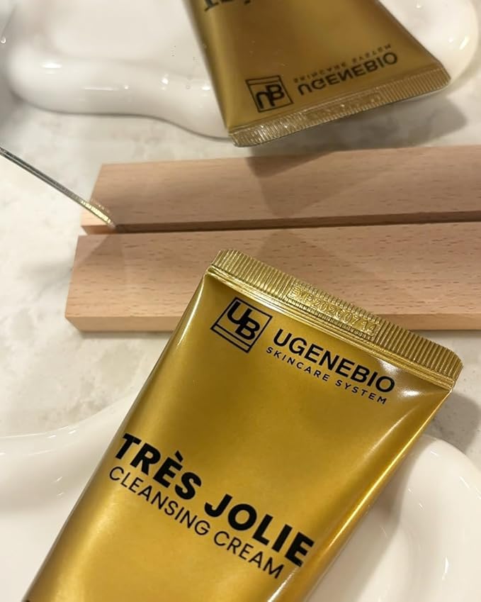 Tres Jolie Cleansing Cream – Gentle Makeup Remover & Hydrating Facial Cleanser with Ceramide, Ginseng & Green Tea – Moisturizing, Pore-Cleansing K-Beauty Skincare