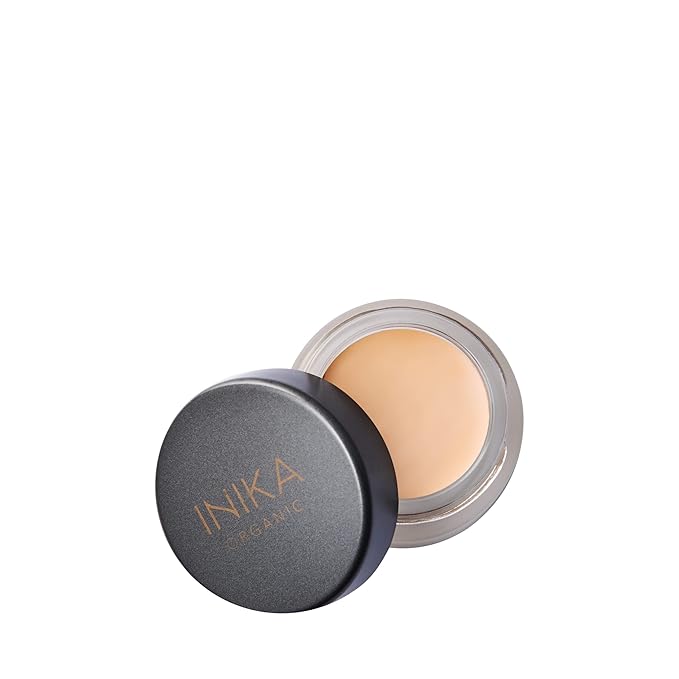 INIKA Organic Full Coverage Concealer | Erase Dark Circles, Cover up Blemishes, Creamy formula, Vegan Ingredients, All Day Wear that Hydrates and Nourishes. Vanilla