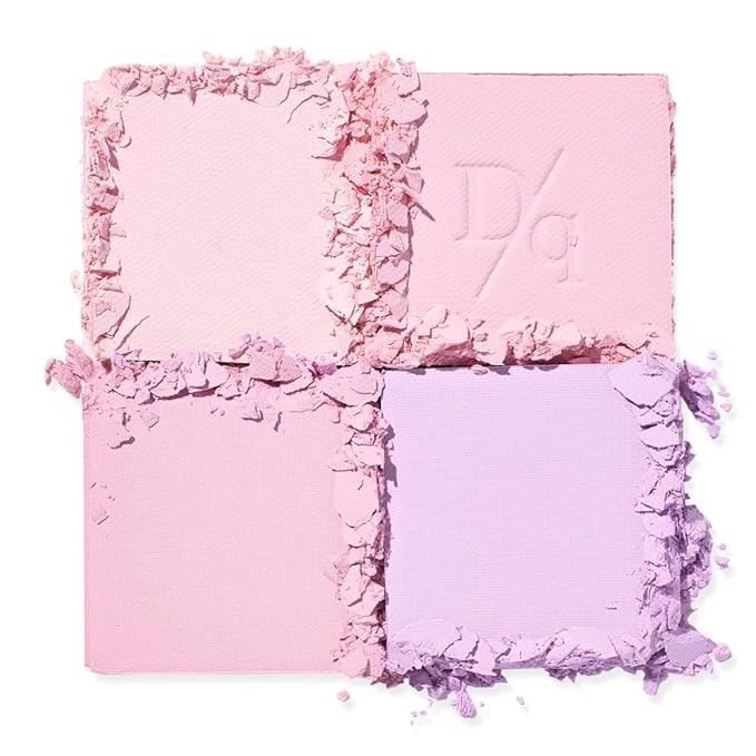 Dasique Blending Mood Cheek #02 Cool Blending l Cruelty-Free l 4 Blendable Shades in Lightweight, Long-lasting, Smooth Powder