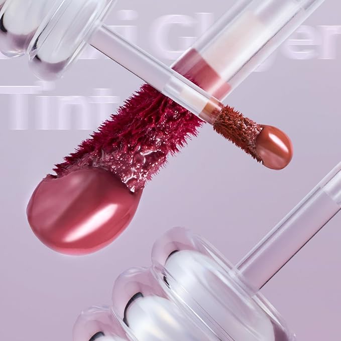 Laka Maxi Glayer Tint 3.8g/0.13oz, Glass Layer of Gloss, Ultra Glow & Vivid Layerable Pigments, High Shine Lip Oil, K-Beauty (#605 Skin)
