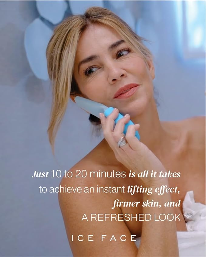 Ice Face Roller - CAAM – Safe Cryotherapy for Face & Neck, Instant Tightening Effect, Patented Product