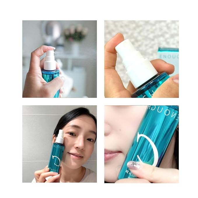 Enough Collagen 3X Moisture Makeup Fixer, Korean Make Up Dewy Setting Spray for Face, Long Lasting Hydrating Facial Mist with Hyaluronic Acid, 3.38 fl oz (100 ml)