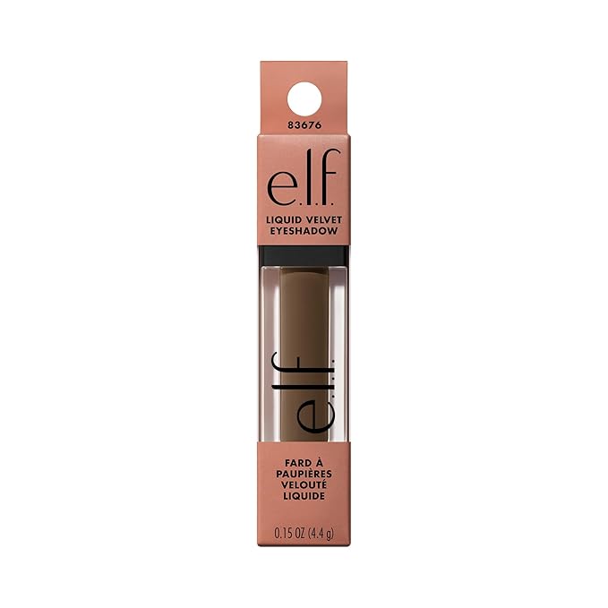e.l.f. Liquid Velvet Eyeshadow, Crease-Resistant Liquid-to-Powder Eyeshadow For A Rich, Soft-Matte Finish, Vegan & Cruelty-Free, Cable Knit