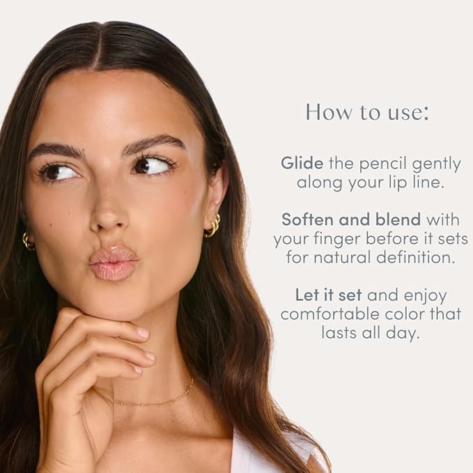 Ravie Beauty Soft Definition™ Longwear Lip Liner – Smudge-Resistant, Waterproof Precision Pencil for Effortless Shaping – Vegan & Cruelty-Free All-Day Wear Lip Definition (Honey)