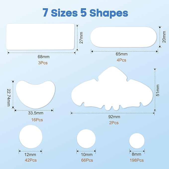 Large Pimple Patches for Face 331 Patches,Hydrocolloid Acne Patch Skincare Blemishes Zit Breakouts Bandages Big Spot Covers for All Skin Types w/Tea Tree Salicylic Acid & Cica Oil|Bigpack,Larger Size