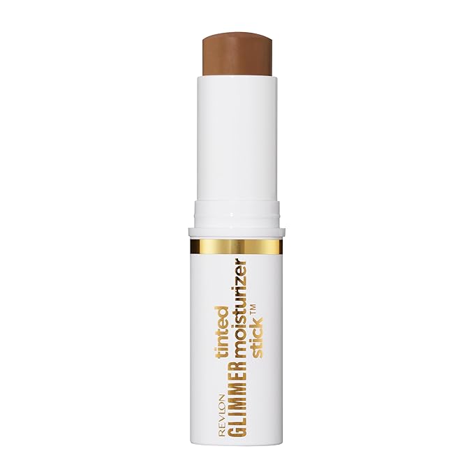 Revlon Glimmer Tinted Moisturizer Stick for Face, Lightweight Foundation, Hydrating Skincare-Infused Makeup, 170 170, 0.31 oz