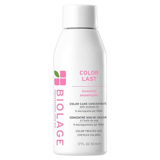 Biolage Color Last Shampoo - For Color-Treated Hair, Nourishes, Strengthens, Hydrates and Adds Shine, Soybean Oil & Stearic Acid, Paraben & Mineral Oil-Free, Vegan, 1.7 Fl Oz