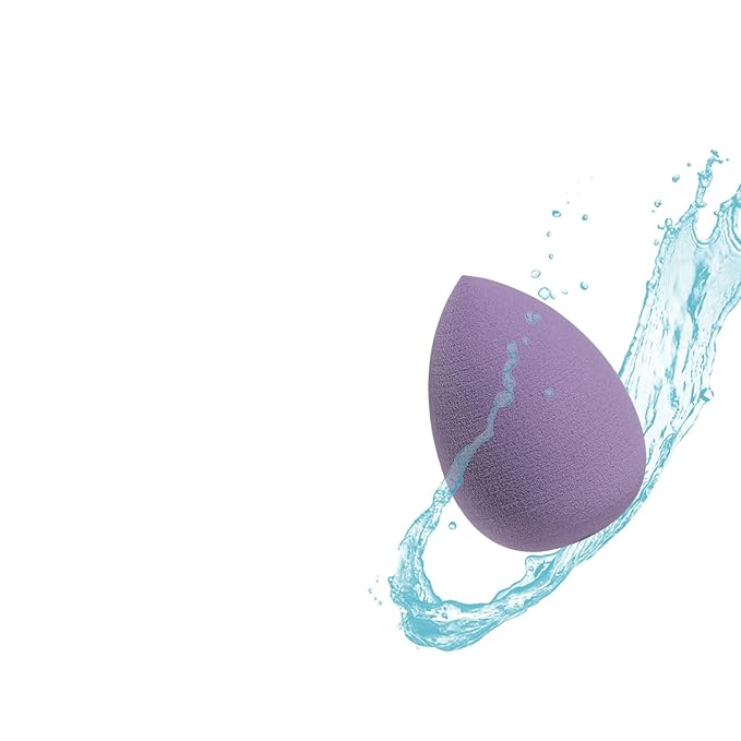ABC Glow Beauty Blender Sponge Set – 8-Pack | Flawless Makeup Application | Latex-Free, Ultra-Soft, Reusable Makeup Sponges with Travel Case | For Liquid, Cream & Powder (Purple)