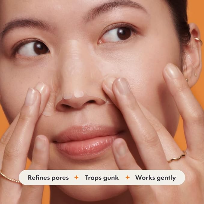 Mighty Patch Nose Pimple Patches from Hero Cosmetics, Large Hydrocolloid Pore Strips, Dermatologist Approved, Overnight, Pimple Stickers to Absorb Acne Nose Gunk, 10 Count