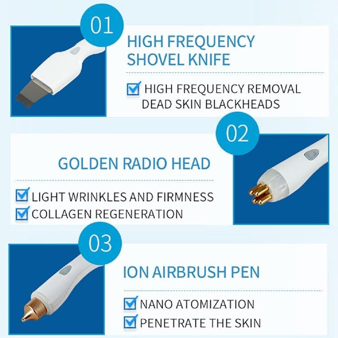 7 in 1 Hydrogen Oxygen Facial Bubble Beauty Skin Cleaning Machine 7 in 1 Face Facial Machine