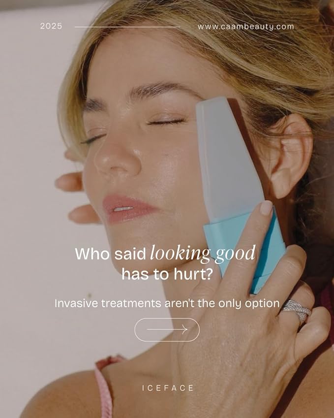 Ice Face Roller - CAAM – Safe Cryotherapy for Face & Neck, Instant Tightening Effect, Patented Product