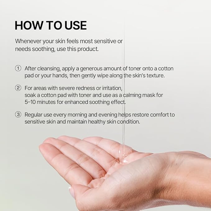 NUARIN Ganghwa Mugwart Calming Toner 200ml / 6.76 fl.oz | 77% Ganghwa-Origin Mugwort Extract | LHA Exfoliating Toner for Pore & Sebum Care | Vegan | Korean Skincare